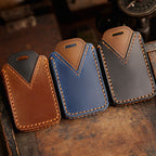 Carsine Jeep Leather Car Key Cover 5,6 Button Black / 5 Button