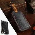 Carsine Lexus Es200 Rx/es300 Nx200 LM350h LM500 Leather Car Key Cover 3,4,5 Button Black / 3 Button
