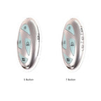Étui en cuir pour clé de voiture Hyundai 5,7 boutons