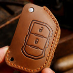 Jeep Wrangler Leather Car Key Cover 2,4 Button