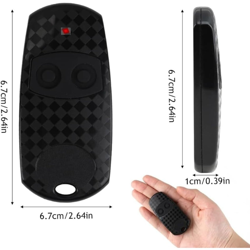 Carsine 3 Pack Came Garage Door Remote Control Key, 433.92MHZ, Universal Gate Fob Remote Compatible with CAM TOP-432EE, TOP-432EV,TOP432-NA 432 EE
