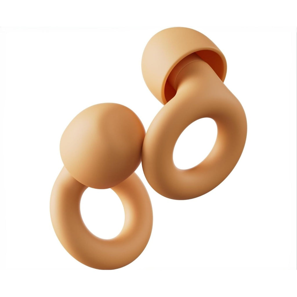 Ear Plugs – Ultra-Comfy Reusable 24dB (SNR) Noise-Reducing Earplugs for Sleep, Deep Focus, Travel, Noise Sensitivity, Flexible Hearing Protection, Customizable Fit