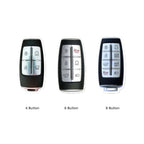 Genesis GV70 GV80 G90 Leather Car Key Cover 4,6,8 Button