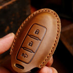 Nissan X-Trail Qashqai Tiida Teana Sylphy Housse de clé de voiture en cuir 2,3,4 boutons