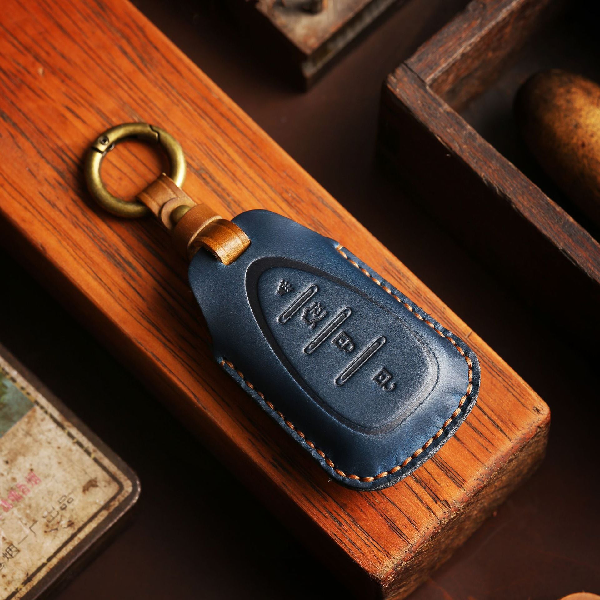 Étui en cuir pour clé de voiture Chevrolet Traverse, Malibu, Cruze, Trax (2, 3, 4, 5 boutons)