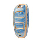 Carsine Hyundai Car Key Case Gold Inlaid With Jade