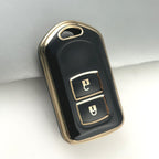 Carsine Toyota Car Key Case Golden Edge Black / Key case