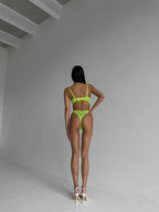 String à pois, ensemble de lingerie sexy 2 pièces