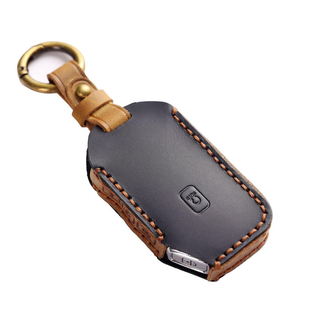 Carsine Kia Sorento Leather Car Key Cover Black