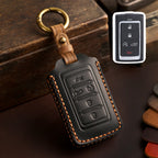 Carsine Jeep Leather Car Key Cover 5,6 Button Black / 5 Button