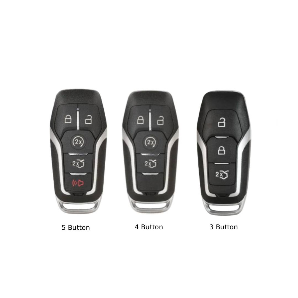 Ford Escort Mondeo EcoSport Edge Mustang Explorer Leather Car Key Cover 3,4,5 Button