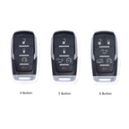Jeep Dodge GMC RAM Leather Car Key Cover 4,5,6 Button
