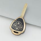 Carsine Toyota Scion Car Key Case Golden Edge Black / Key case