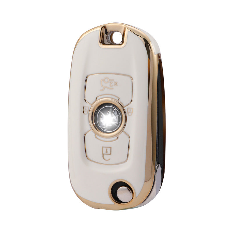 Carsine Buick Car Key Case Golden Edge