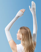 Carsine Summer sun protection and UV protection sleeve for women Grey